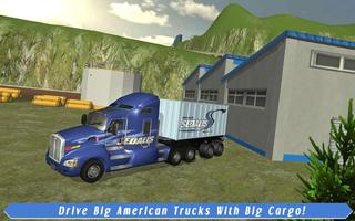 Cargo Truck American Transport capture d'écran 3