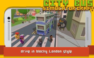 City Bus Simulator Craft Affiche