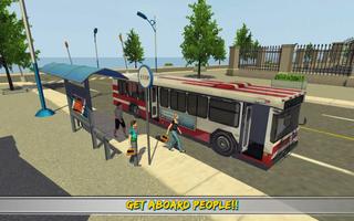 Kommerzielle Bus Simulator Plakat