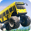 Monstre fou Bus Stunt Race