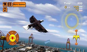 Águia Pássaro Cidade Simulator imagem de tela 1