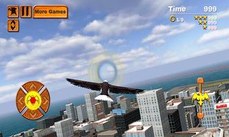 Águia Pássaro Cidade Simulator imagem de tela 2
