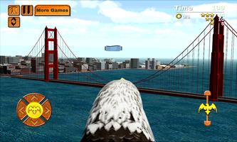 Águia Pássaro Cidade Simulator imagem de tela 3