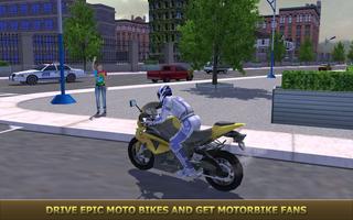 Furious Fast Motorcycle Rider الملصق