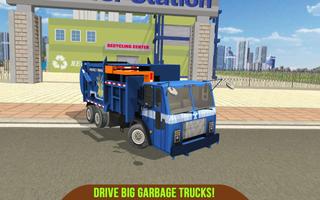 Garbage Truck & Recycling SIM تصوير الشاشة 2