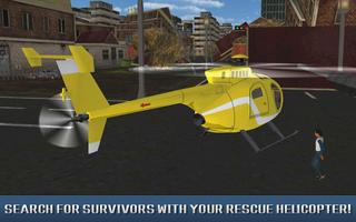 Helicopter Hurricane Rescue اسکرین شاٹ 1