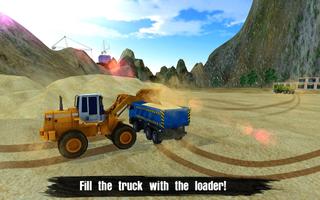 Loader & Dump Truck Hill SIM تصوير الشاشة 1