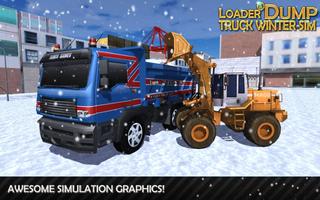 Loader & Dump Truck SIM Winter capture d'écran 2