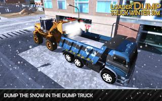 Poster Loader&Dump Truck inverno SIM