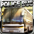 3D police Bus Transport prison icône