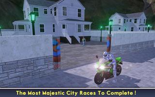 Power Racer City Moto Bike SIM imagem de tela 3