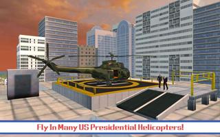 Hélicoptère présidentiel SIM Affiche