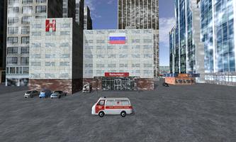 Russie 3D Ambulance Simulator Affiche