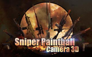Sniper Paintball Camera 3D Plakat