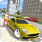 Taxi Driver 3D Simulator Game آئیکن