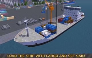 شاحنة ورافعة SIM: سفينة شحن تصوير الشاشة 1