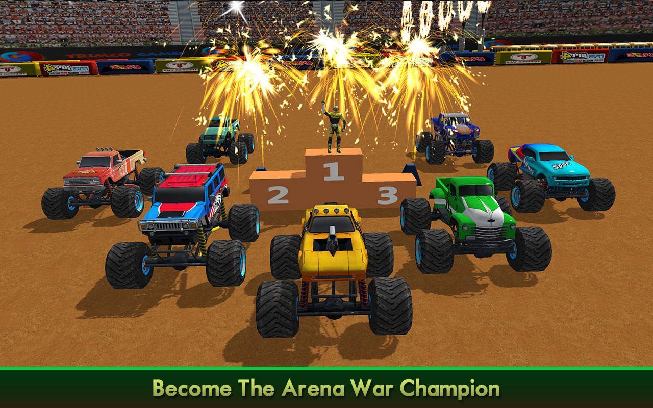 Arena wars 2. Игры грузовик битва. Битва роботов на арене игра. Грузовик из арены вар.