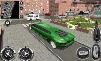 Urban City Limo Legend 3D پوسٹر