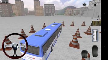 Bus Parking Simulator 3D تصوير الشاشة 1