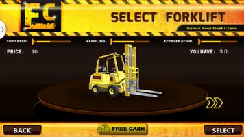 Forklift Simulator 3D 2017 Affiche