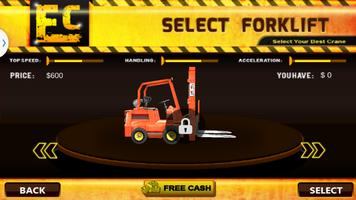 Forklift Simulator 3D 2017 اسکرین شاٹ 1