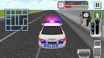 Police Car Driver 3D capture d'écran 3