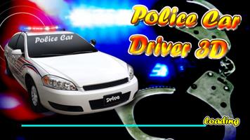 Poster Police Car Driver 3D