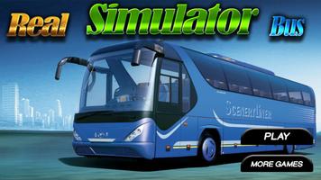 Real Bus Driving Simulator 3D plakat