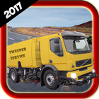 Street Sweaper Service Truck أيقونة