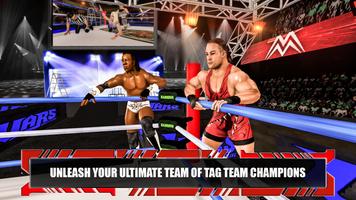 Mixed Tag Team Match:Superstar Men Women Wrestling تصوير الشاشة 1