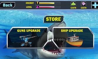 Angry Shark Shooter 3D capture d'écran 3