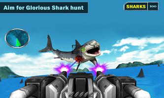 Angry Shark Shooter 3D-poster