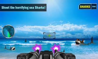 Angry Shark Shooter 3D capture d'écran 2