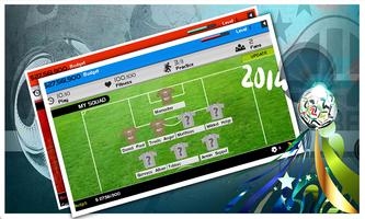 World Cup 2014 Soccer Manager capture d'écran 2