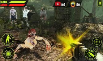 Forest Zombie Hunting 3D Poster