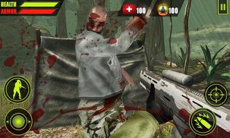 Forest Zombie Hunting 3D captura de pantalla 1