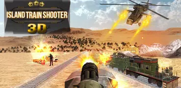 Island Train Shooter 3D