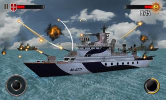 Sea Battleship Combat 3D постер