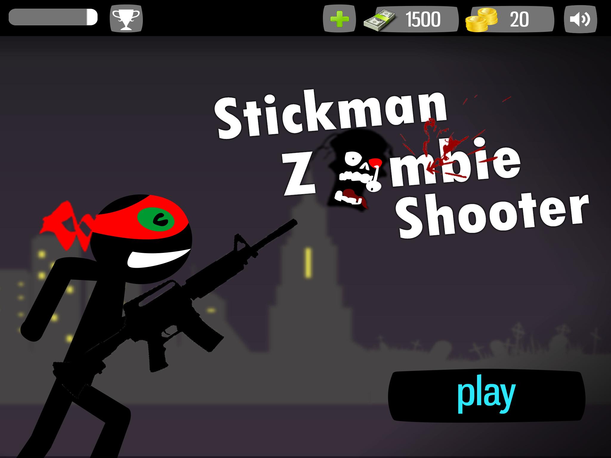 Игра stickman зомби