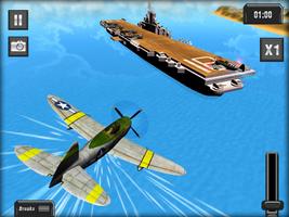 World War II Airplane Flight Simulator Pilot Game capture d'écran 3