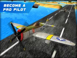 World War II Airplane Flight Simulator Pilot Game capture d'écran 2
