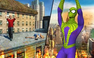 Real Spider Hero Futuristic Transformer captura de pantalla 2