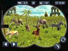 Wild Animals Safari Park Huntsman Shooting Games capture d'écran 1
