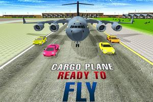 Cargo Airplane Car Transporter Affiche