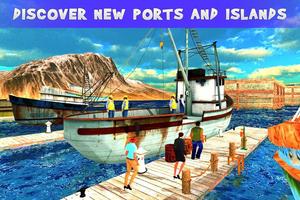 Fishing Boat Cruise Drive 3D - Real Fishing Game capture d'écran 1