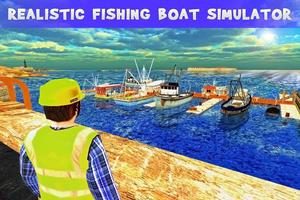Fishing Boat Cruise Drive 3D - Real Fishing Game capture d'écran 3