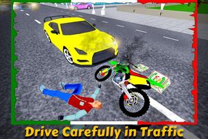 Moto Pizza Delivery Bike: Entrega de pizza en la captura de pantalla 1