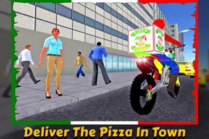 Moto Pizza Delivery Bike: Entrega de pizza en la captura de pantalla 2