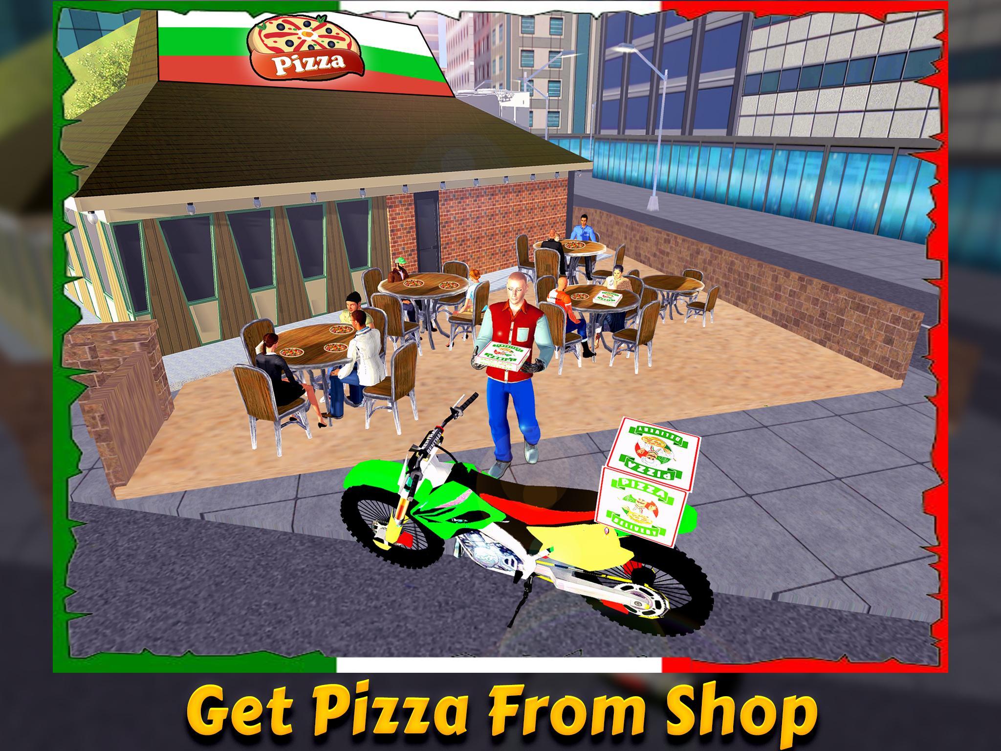 игра доставка пиццы на мотоцикле фото 3