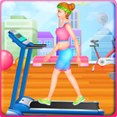 Mädchen fit Training verkleid APK